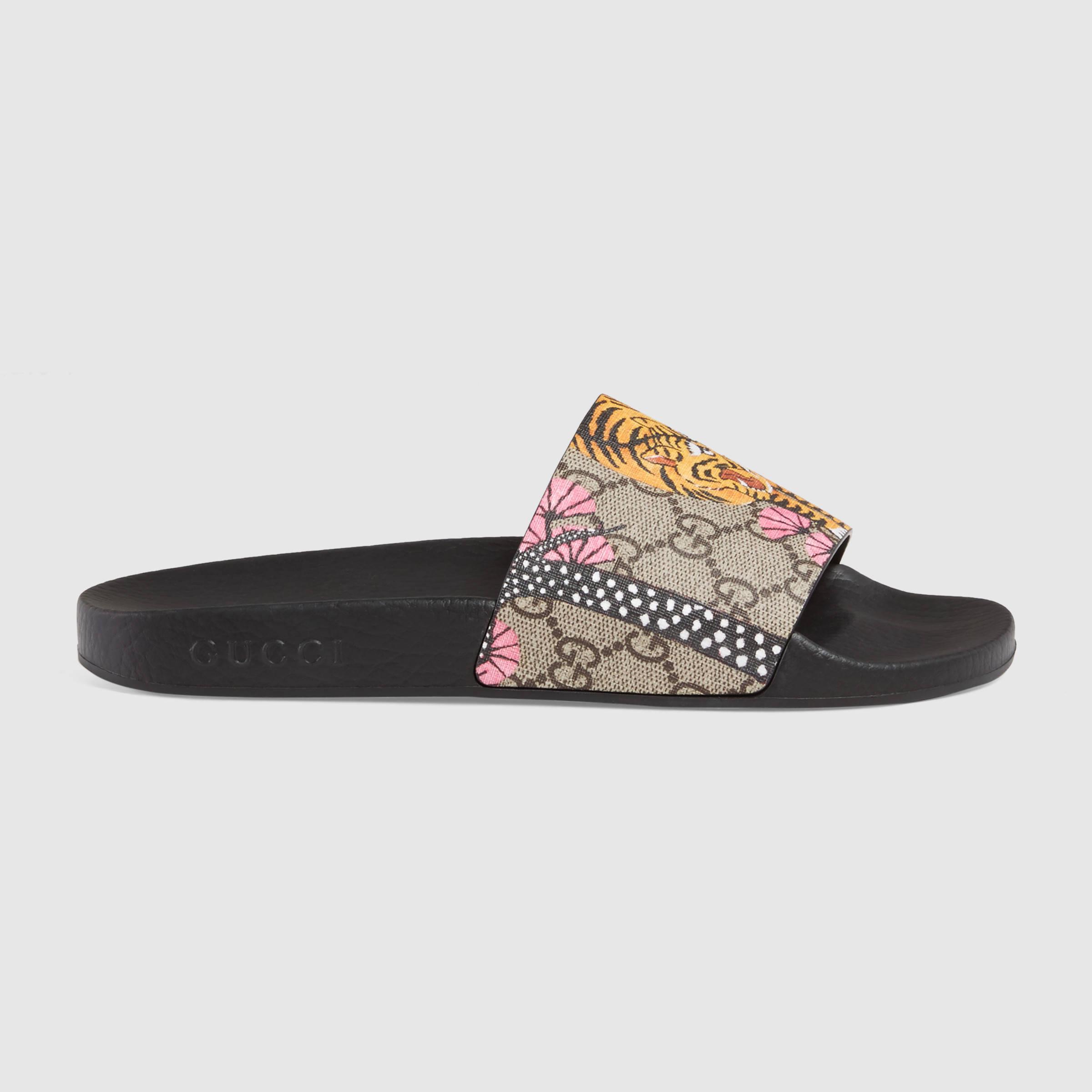  Gucci  Pursuit Bengal Slide Sandal  Lyst